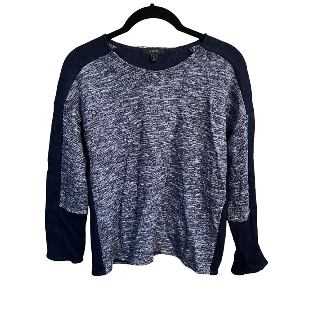 Two toned blue sweater from J crew (XS)